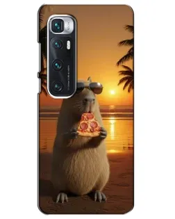 Чехол для Xiaomi Mi 10 Ultra с картинкой «Капибара с пиццей» Чехол для Xiaomi Mi 10 Ultra с картинкой «Капибара с пиццей»