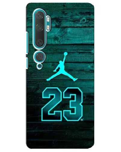 Чехол для Xiaomi Mi 10 с картинкой «Jordan Cyan 23»