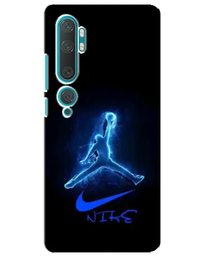 Чехол для Xiaomi Mi 10 с картинкой «Jordan Neon Blue»