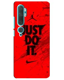 Чехол для Xiaomi Mi 10 с картинкой «Nike Just Do It»