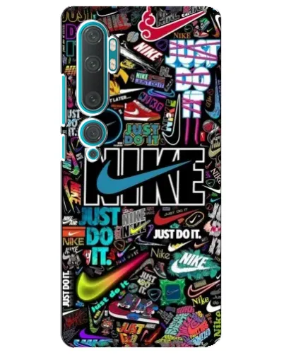 Чехол для Xiaomi Mi 10 с картинкой «Яркий коллаж Nike» Чехол для Xiaomi Mi 10 с картинкой «Яркий коллаж Nike»