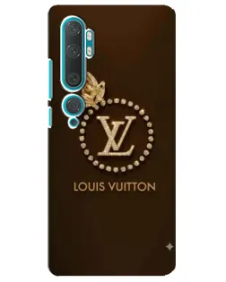 Чехол для Xiaomi Mi 10 с картинкой «LV — золотая печать»