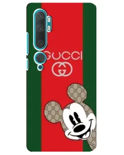 Чохол для Xiaomi Mi 10 з картинкою «Gucci — смуги та Міккі» Чохол для Xiaomi Mi 10 з картинкою «Gucci — смуги та Міккі»