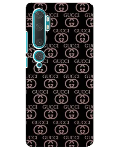 Чехол для Xiaomi Mi 10 с картинкой «Классическая монограмма Gucci»