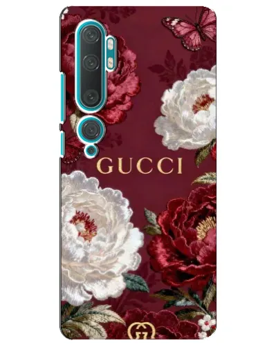 Чехол для Xiaomi Mi 10 с картинкой «Gucci — бордовые розы» Чехол для Xiaomi Mi 10 с картинкой «Gucci — бордовые розы»