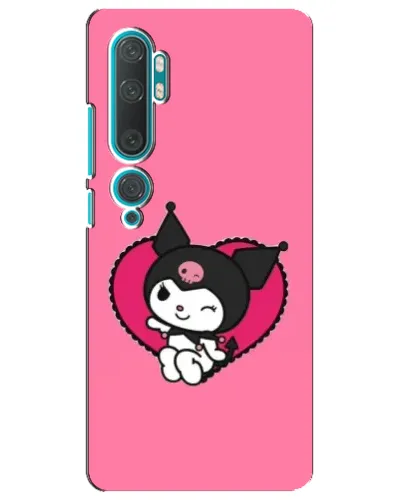 Чехол для Xiaomi Mi 10 с картинкой «Kuromi — любовь в сердце»