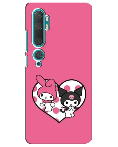 Чехол для Xiaomi Mi 10 с картинкой «Kuromi и My Melody»