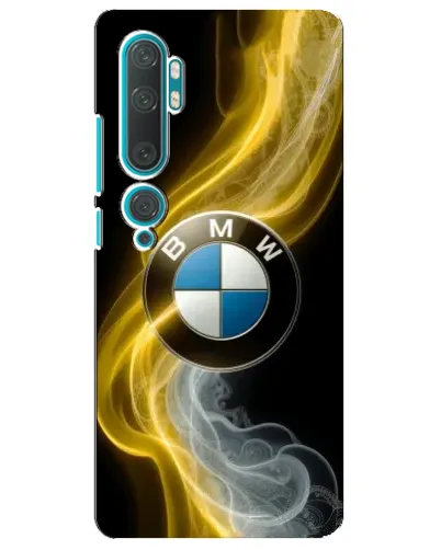 Чехол для Xiaomi Mi 10 с картинкой «Золотистый дым BMW»