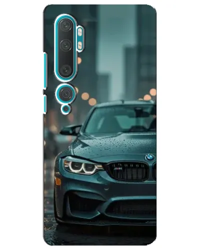 Чехол для Xiaomi Mi 10 с картинкой «BMW в огнях города»