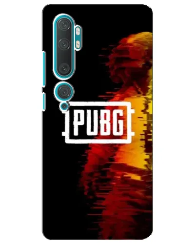 Чехол для Xiaomi Mi 10 с картинкой «Яркий логотип PUBG»