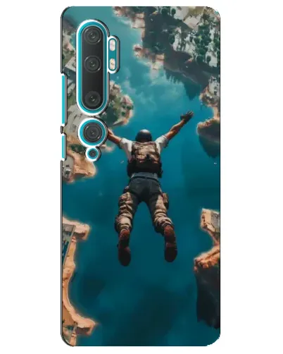 Чехол для Xiaomi Mi 10 с картинкой «PUBG — свободное падение»
