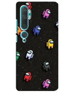Чехол для Xiaomi Mi 10 с картинкой «Космический паттерн Among Us» Чехол для Xiaomi Mi 10 с картинкой «Космический паттерн Among Us»