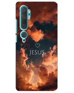 Чехол для Xiaomi Mi 10 с картинкой «Сияние Имени Jesus»