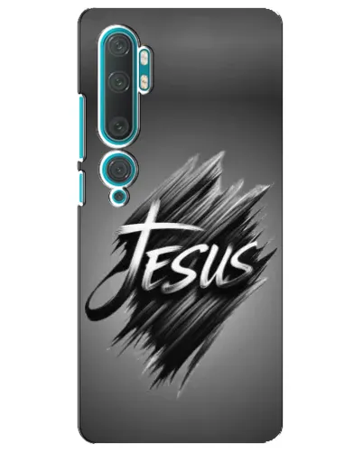 Чехол для Xiaomi Mi 10 с картинкой «Надпись Jesus Graffiti»