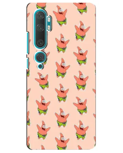Чехол для Xiaomi Mi 10 с картинкой «Патрик Стар паттерн» Чехол для Xiaomi Mi 10 с картинкой «Патрик Стар паттерн»