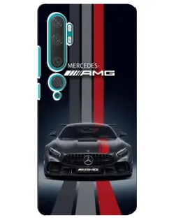 Чехол для Xiaomi Mi 10 с картинкой «Mercedes — белый карбон» Чехол для Xiaomi Mi 10 с картинкой «Mercedes — белый карбон»