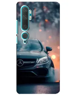 Чехол для Xiaomi Mi 10 с картинкой «Mercedes — ночной город» Чехол для Xiaomi Mi 10 с картинкой «Mercedes — ночной город»