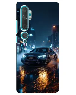 Чохол для Xiaomi Mi 10 з картинкою «Нічне місто та Audi»