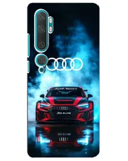 Чохол для Xiaomi Mi 10 з картинкою «Audi Sport — неон»