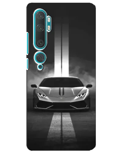 Чехол для Xiaomi Mi 10 с картинкой «Lamborghini симметрия дорог»
