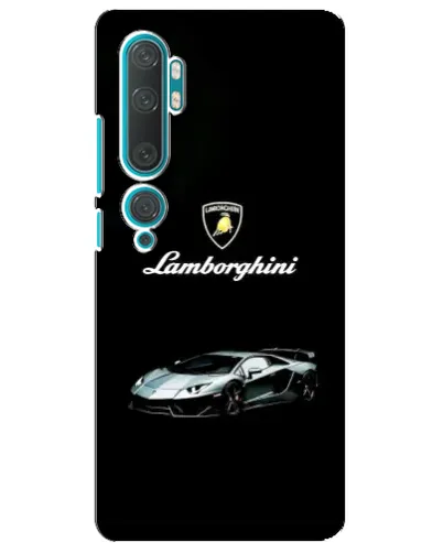Чехол для Xiaomi Mi 10 с картинкой «Логотип Lamborghini классика»