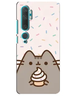 Чехол для Xiaomi Mi 10 с картинкой «Пушин с кексом» Чехол для Xiaomi Mi 10 с картинкой «Пушин с кексом»