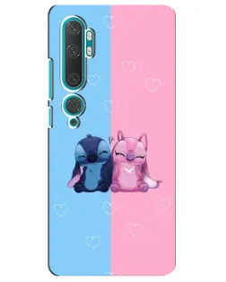 Чехол для Xiaomi Mi 10 с картинкой «Stitch и Angel Love» Чехол для Xiaomi Mi 10 с картинкой «Stitch и Angel Love»