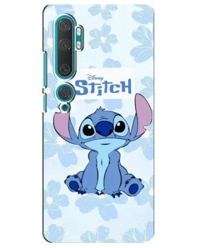 Чехол для Xiaomi Mi 10 с картинкой «Stitch среди цветов» Чехол для Xiaomi Mi 10 с картинкой «Stitch среди цветов»