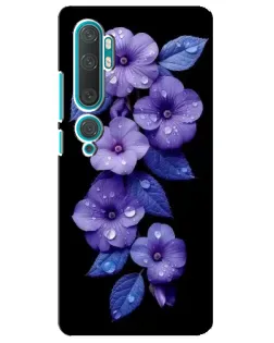 Чохол для Xiaomi Mi 10 з картинкою «Фіолетові квіти з росою» Чохол для Xiaomi Mi 10 з картинкою «Фіолетові квіти з росою»