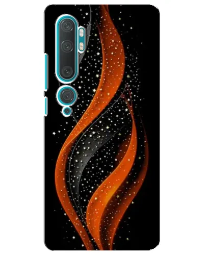 Чехол для Xiaomi Mi 10 с картинкой «Огненная звездная волна»