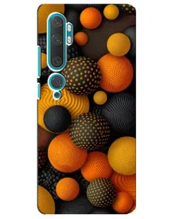 Чехол для Xiaomi Mi 10 с картинкой «Объемные оранжевые сферы» Чехол для Xiaomi Mi 10 с картинкой «Объемные оранжевые сферы»