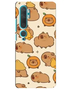 Чехол для Xiaomi Mi 10 с картинкой «Капибары с апельсинами» Чехол для Xiaomi Mi 10 с картинкой «Капибары с апельсинами»