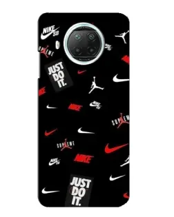 Чехол для Xiaomi Mi 10i с картинкой «Nike Mix Pattern» Чехол для Xiaomi Mi 10i с картинкой «Nike Mix Pattern»
