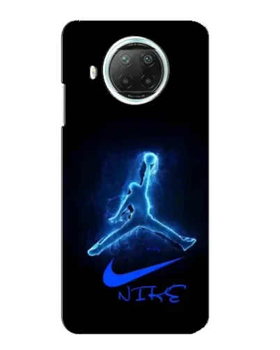 Чехол для Xiaomi Mi 10i с картинкой «Jordan Neon Blue» Чехол для Xiaomi Mi 10i с картинкой «Jordan Neon Blue»