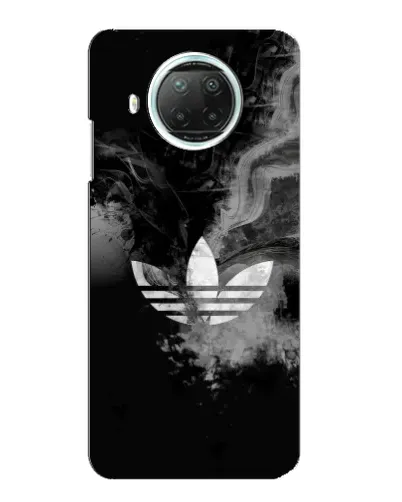 Чехол для Xiaomi Mi 10i с картинкой «Абстрактный дым Adidas»