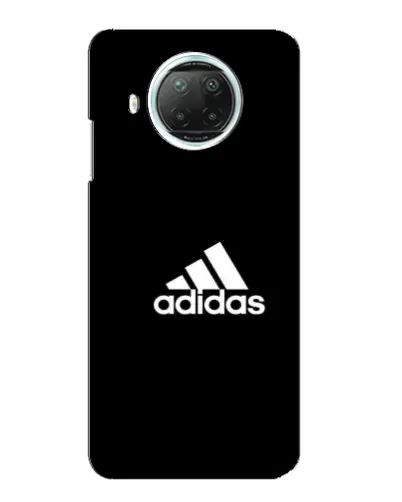 Чехол для Xiaomi Mi 10i с картинкой «Черная классика Adidas»