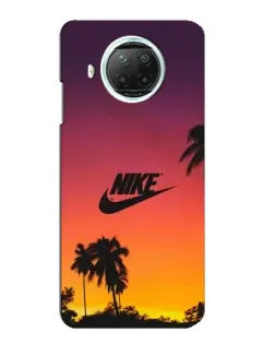 Чехол для Xiaomi Mi 10i с картинкой «Nike на закате солнца» Чехол для Xiaomi Mi 10i с картинкой «Nike на закате солнца»