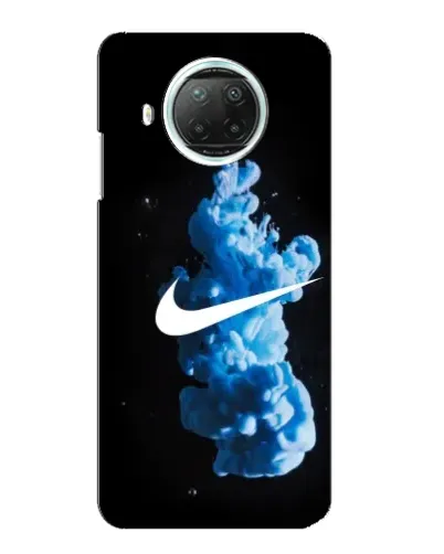 Чехол для Xiaomi Mi 10i с картинкой «Nike и синий дым»