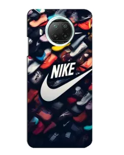 Чехол для Xiaomi Mi 10i с картинкой «Коллекция кроссовок Nike» Чехол для Xiaomi Mi 10i с картинкой «Коллекция кроссовок Nike»