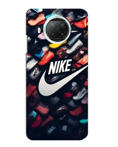 Чехол для Xiaomi Mi 10i с картинкой «Коллекция кроссовок Nike»