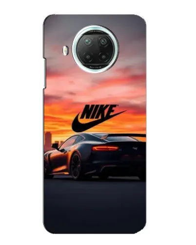 Чехол для Xiaomi Mi 10i с картинкой «Nike и суперкар»