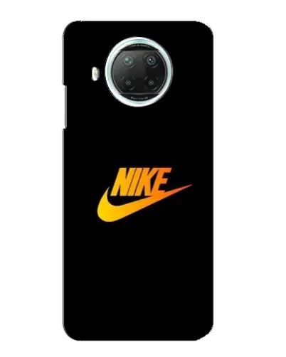 Чехол для Xiaomi Mi 10i с картинкой «Золотой логотип Nike»