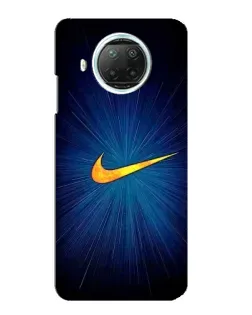 Чехол для Xiaomi Mi 10i с картинкой «Синий пульс Nike» Чехол для Xiaomi Mi 10i с картинкой «Синий пульс Nike»