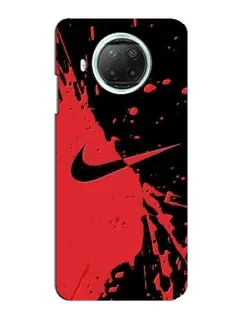 Чехол для Xiaomi Mi 10i с картинкой «Красные брызги Nike» Чехол для Xiaomi Mi 10i с картинкой «Красные брызги Nike»