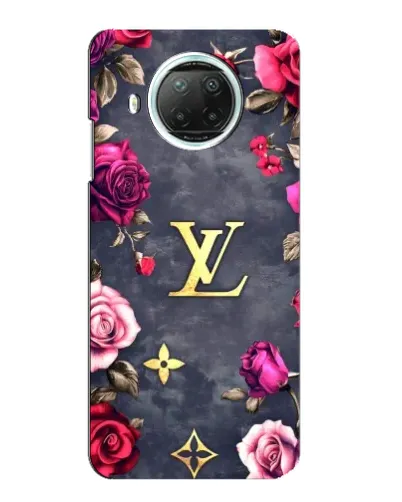 Чехол для Xiaomi Mi 10i с картинкой «Цветочный Louis Vuitton»