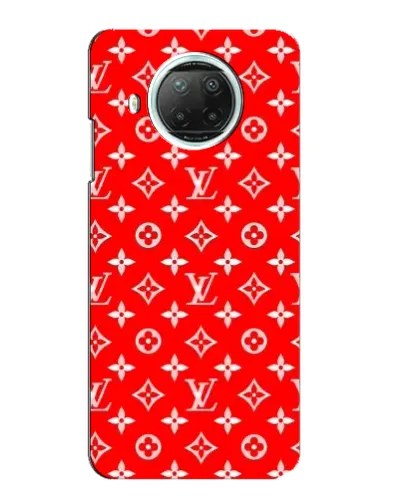 Чехол для Xiaomi Mi 10i с картинкой «Яркий паттерн LV»