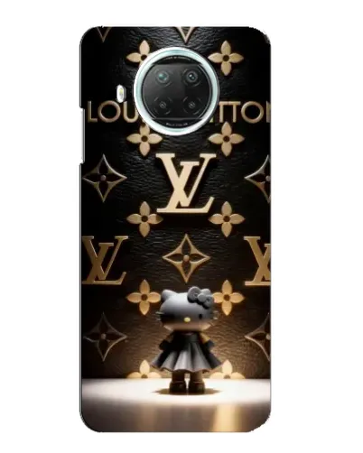 Чехол для Xiaomi Mi 10i с картинкой «Монограмма с фигурой»