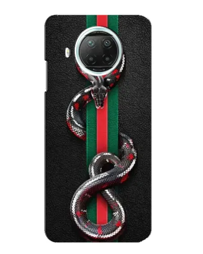 Чехол для Xiaomi Mi 10i с картинкой «Gucci — змея на полосе» Чехол для Xiaomi Mi 10i с картинкой «Gucci — змея на полосе»