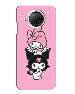 Чехол для Xiaomi Mi 10i с картинкой «My Melody и Kuromi» Чехол для Xiaomi Mi 10i с картинкой «My Melody и Kuromi»