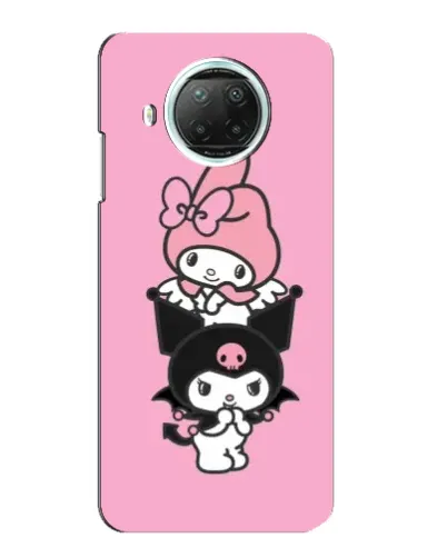 Чехол для Xiaomi Mi 10i с картинкой «My Melody и Kuromi» Чехол для Xiaomi Mi 10i с картинкой «My Melody и Kuromi»